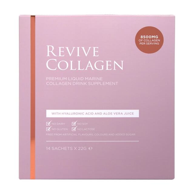 Revive Collagen Premium Liquid Marine Collagen Drink 8,500mgs 14 Sachets - 1