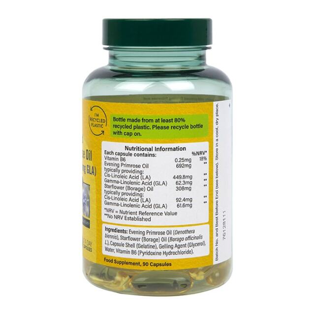 Holland & Barrett Evening Primrose Oil + Starflower Oil 90 Capsules - 3