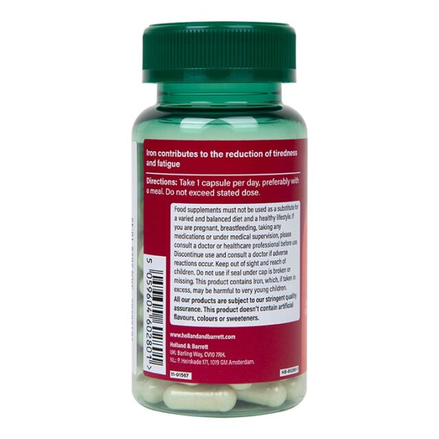Holland & Barrett Gentle Iron 20mg 90 Capsules - 3