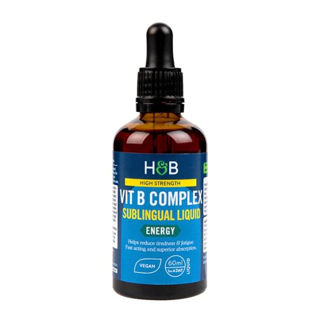 Holland & Barrett High Strength Vitamin B Complex 60ml Liquid - 1