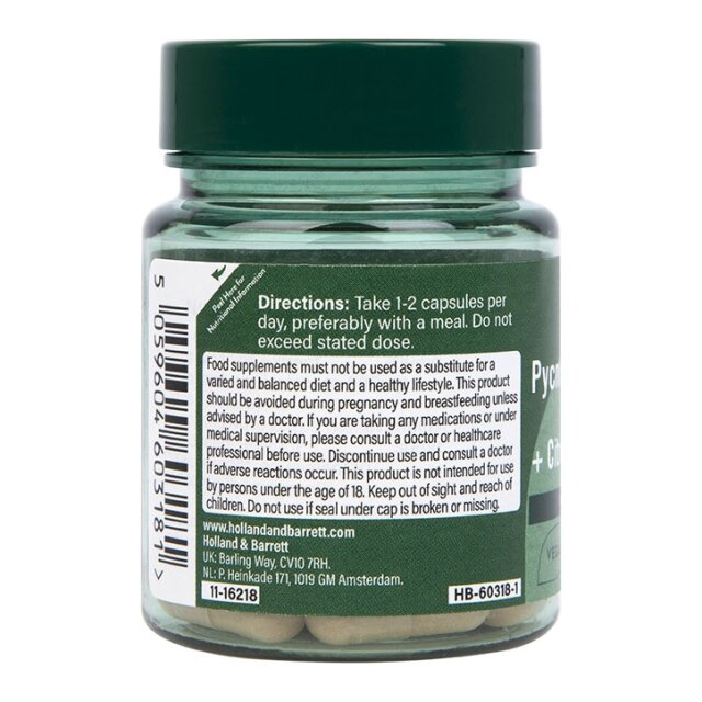 Holland & Barrett Pycnogenol 30mg 30 Capsules - 3