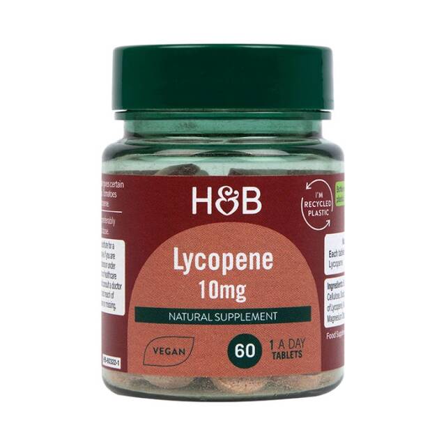 Holland & Barrett Lycopene 10mg 60 Capsules - 1