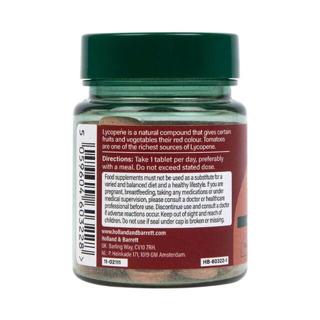 Holland & Barrett Lycopene 10mg 60 Capsules - 3