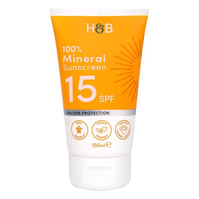 Holland & Barrett Mineral Sunscreen SPF 15 150ml - 1