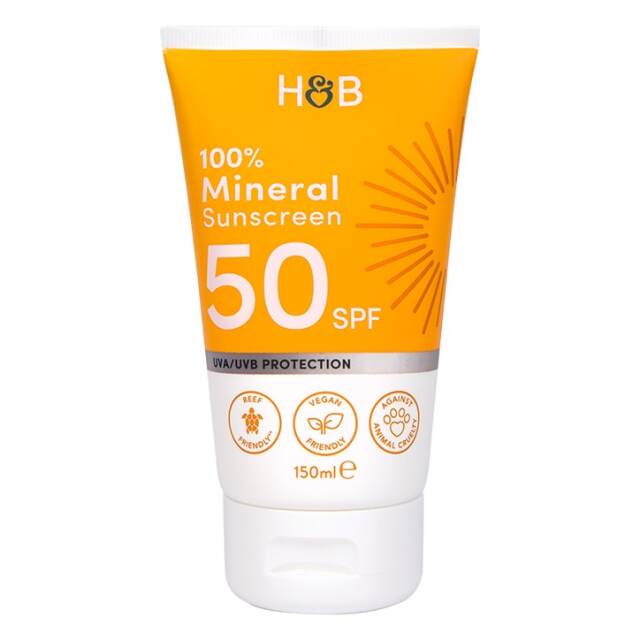 Holland & Barrett Mineral Sunscreen SPF 50 150ml - 1