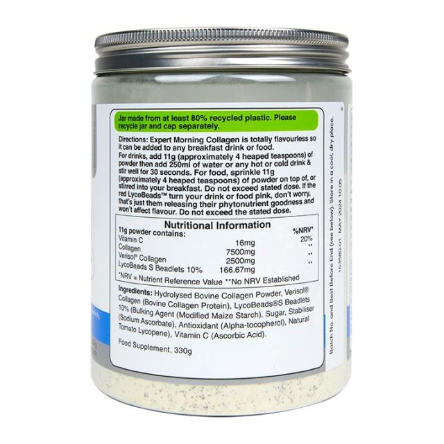 H&B Expert Morning Collagen Unflavoured 330g - 3