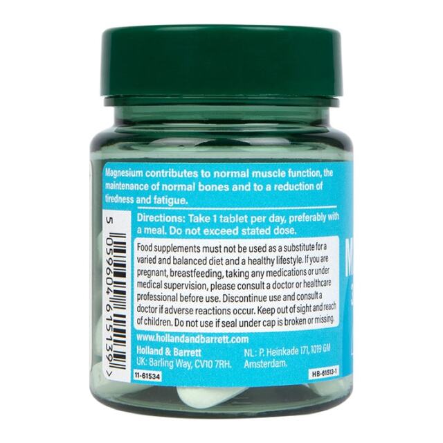 Holland & Barrett Magnesium 375mg 30 Tablets - 3