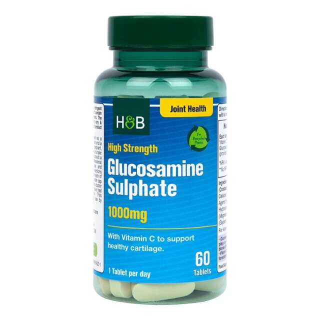 Holland & Barrett Glucosamine Sulphate 1000mg 60 Tablets - 1
