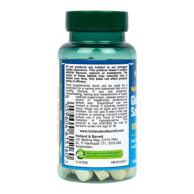 Holland & Barrett Glucosamine Sulphate 1000mg 60 Tablets - 3