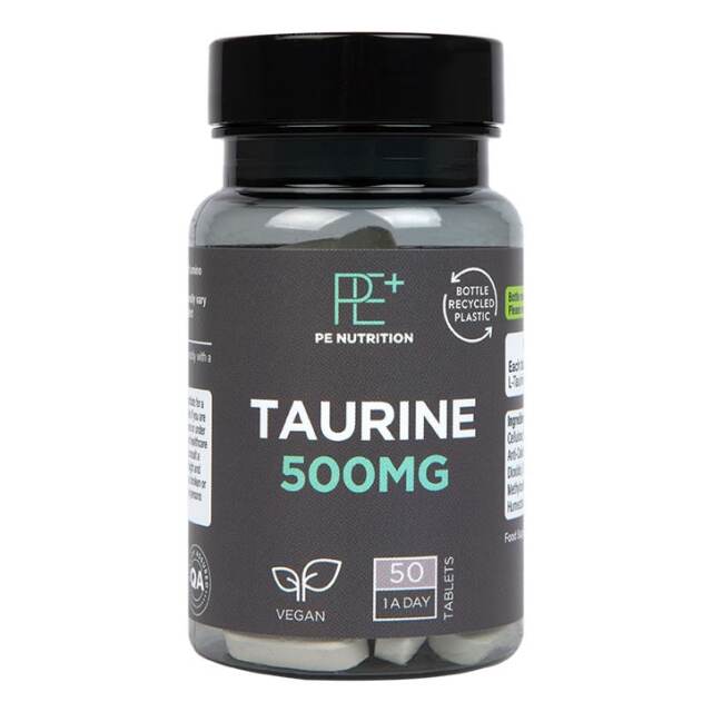 PE Nutrition Taurine 50 Tablets 500mg - 1