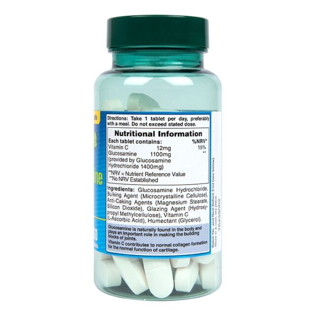 Holland & Barrett Max Strength Vegan Glucosamine HCI 1400mg 60 Tablets - 3