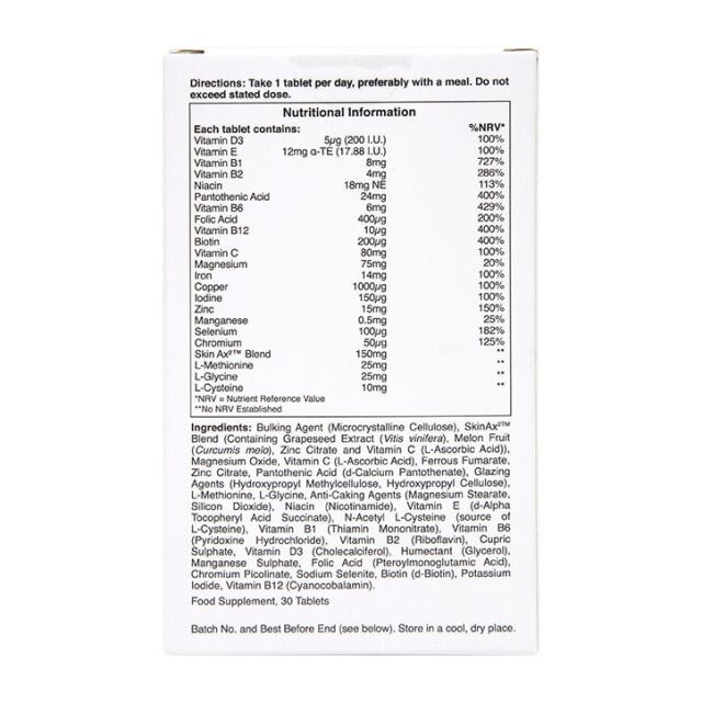 H&B Expert Multi Action Skin Hair and Nails 30 Tablets - 3