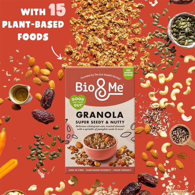 Bio & Me Super Seedy & Nutty Gut-Loving Granola 360g - 4