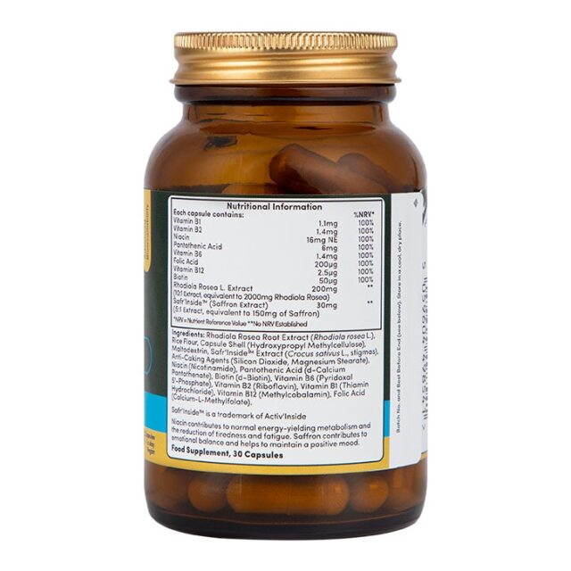 H&B Expert Calm Daily Support Saffron 30 Capsules - 2