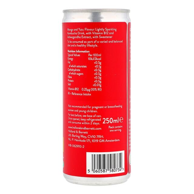 Holland & Barrett Energy Kombucha 250ml - 3