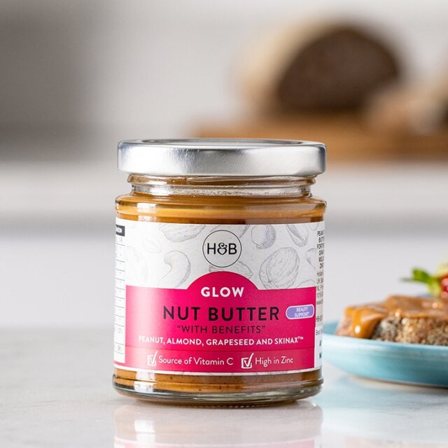 Holland & Barrett Glow Nut Butter with Benefits 180g - 1