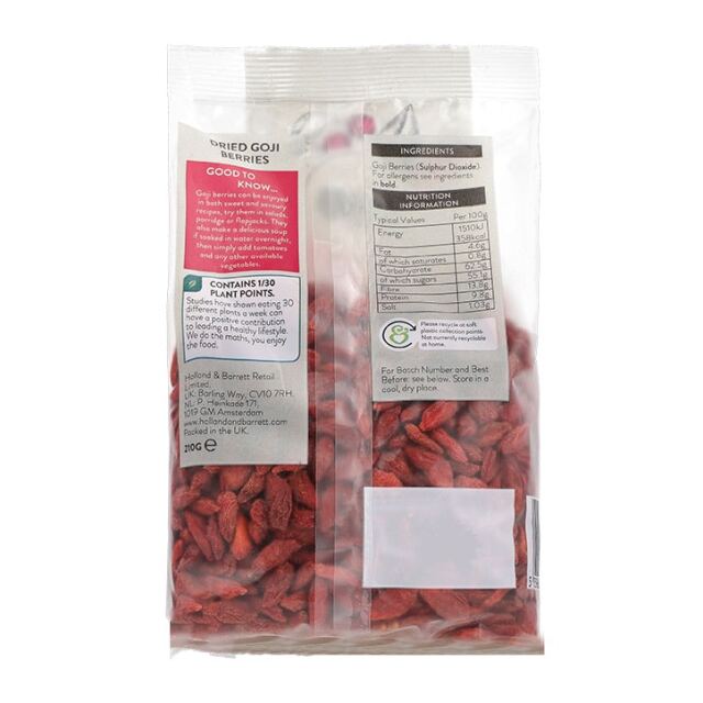 Holland & Barrett Goji Berries 210g - 2