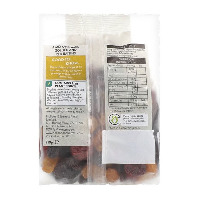 Holland & Barrett Jewelled Raisin Mix 210g - 2