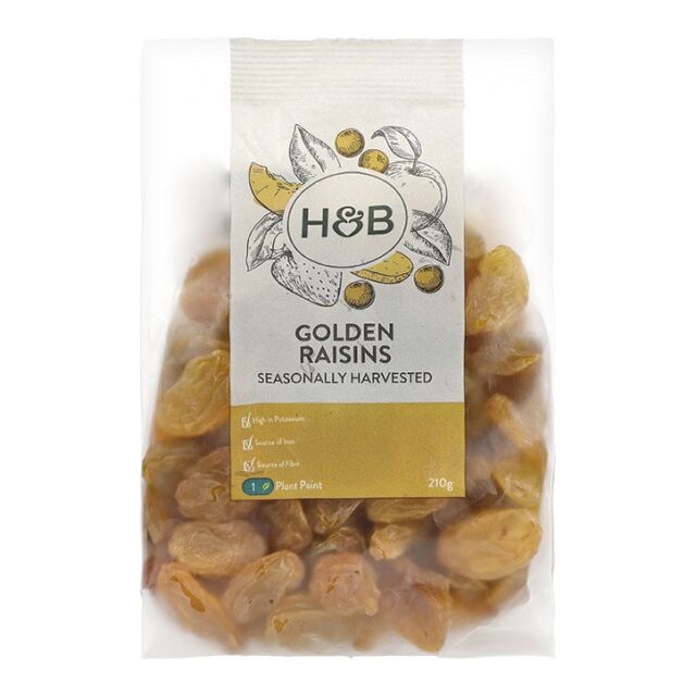 Holland & Barrett Golden Raisins 210g - 1