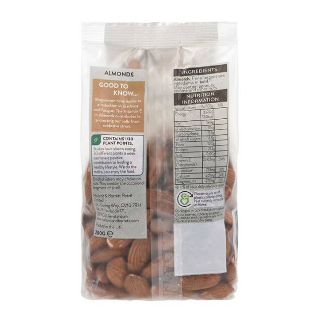 Holland & Barrett Whole Almonds 200g - 2