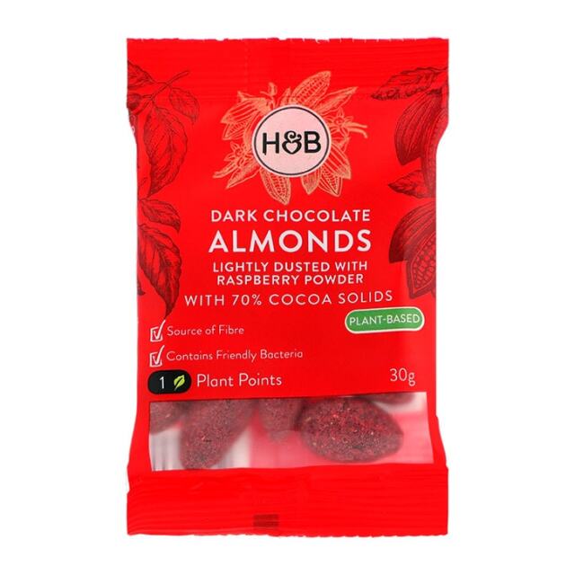 Holland & Barrett Dark Chocolate Almonds 30g - 1