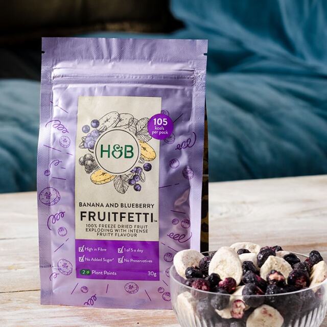 Holland & Barrett Fruitfetti Banana & Blueberry 30g - 1
