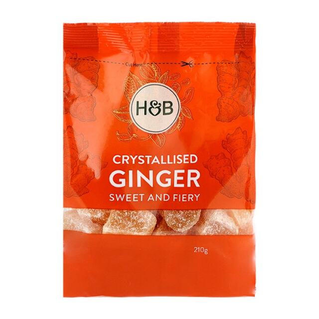 Holland & Barrett Crystallised Ginger 210g - 1
