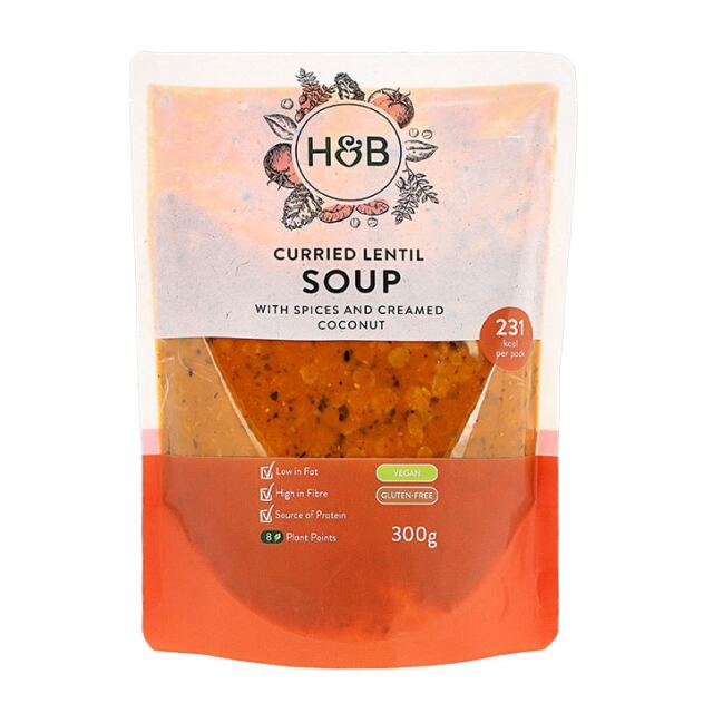 Holland & Barrett Curried Lentil Soup 300g - 1