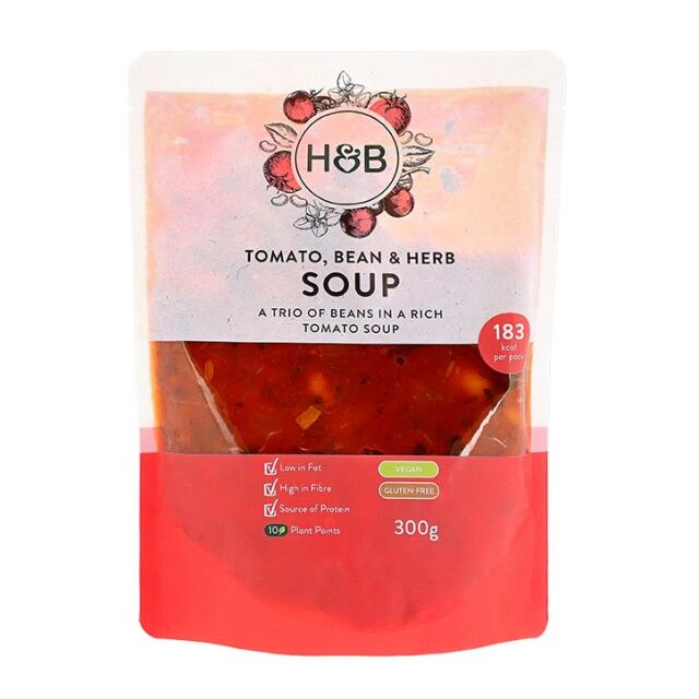 Holland & Barrett Tomato, Bean & Herb Soup 300g - 1