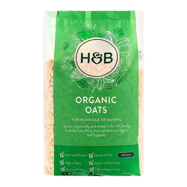 Holland & Barrett Organic Oats 1kg - 1