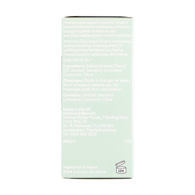 Miaroma Clary Sage Pure Essential Oil 10ml - 2