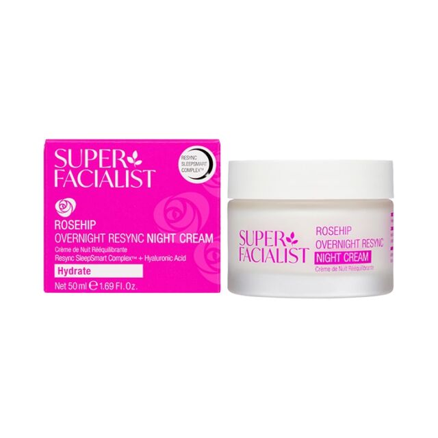 Super Facialist Rosehip Overnight Resync Night Cream 50ml - 1