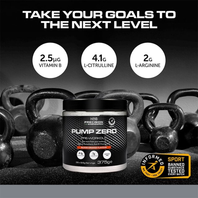 Pump Zero Pre Workout Blood Orange 375g - 2