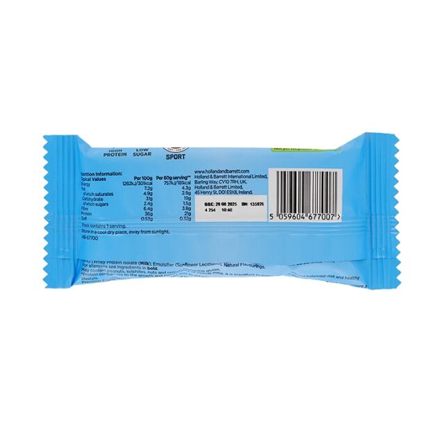 Protein Bar White Chocolate Cookies & Cream 60g - 3