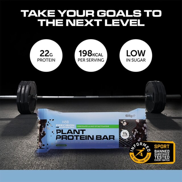 Plant Protein Bar Dark Chocolate Seasalt 60g - 2