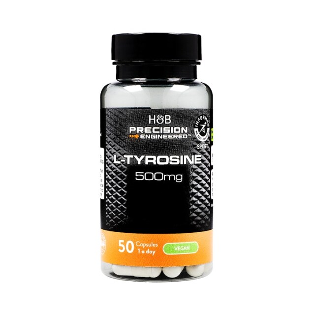 L-Tyrosine 500mg 50 Capsules - 1