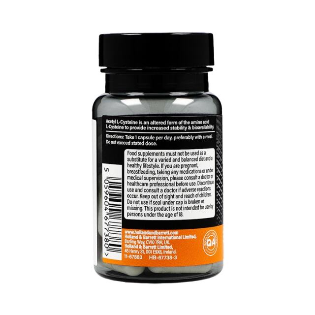 N-Acetyl Cysteine 600mg 30 Capsules - 3