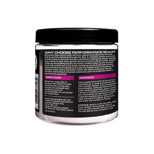 Performance BCAA Apple & Blackcurrant 300g - 4