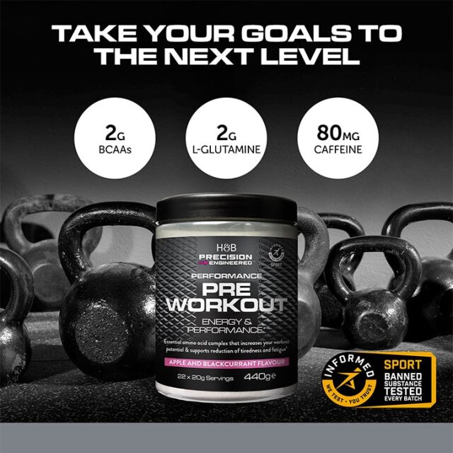 Performance Pre Workout Apple & Blackcurrant 440g - 2