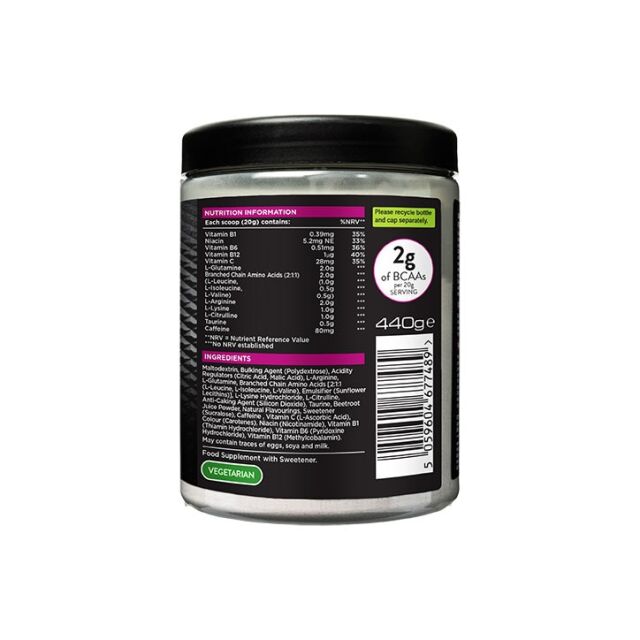 Performance Pre Workout Apple & Blackcurrant 440g - 6