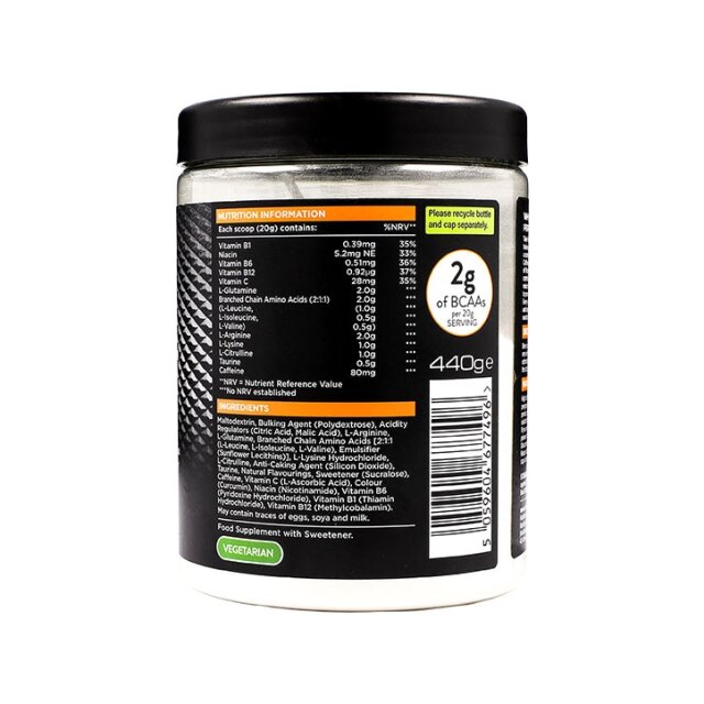 Performance Pre Workout Pineapple & Orange 440g - 6