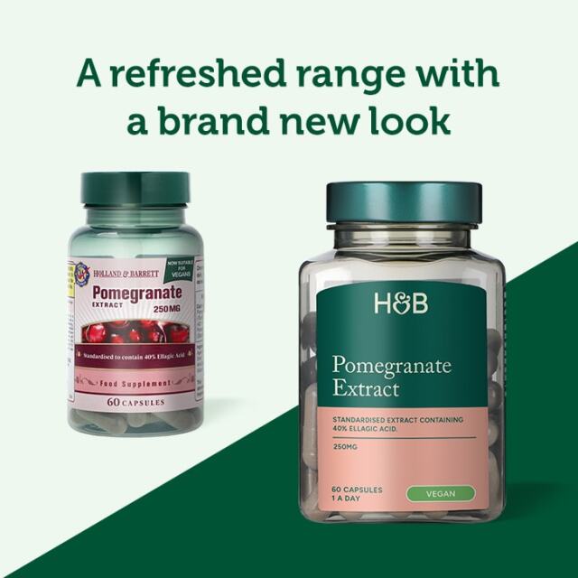 Holland & Barrett Pomegranate 250mg 60 Capsules - 4