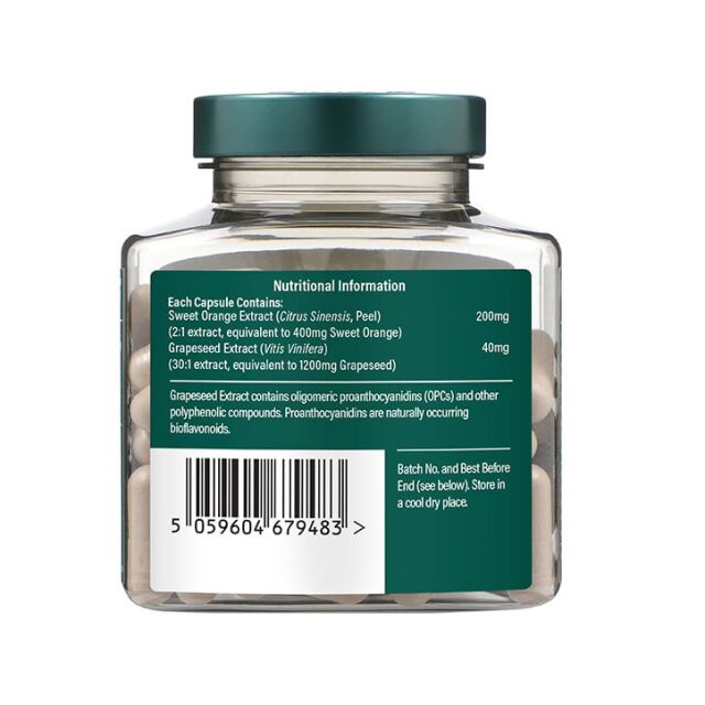 Holland & Barrett Grapeseed Extract 50mg 90 Capsules - 2