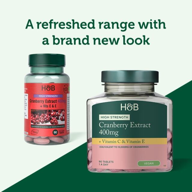 Holland & Barrett High Strength Cranberry Extract 400mg 90 Tablets - 3
