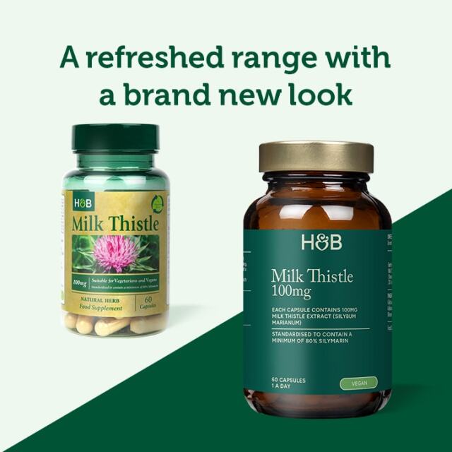 Holland & Barrett Milk Thistle 100mg 60 Capsules - 4