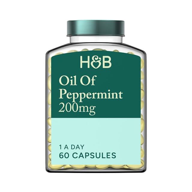 Holland & Barrett Oil of Peppermint 200mg 60 Capsules - 1