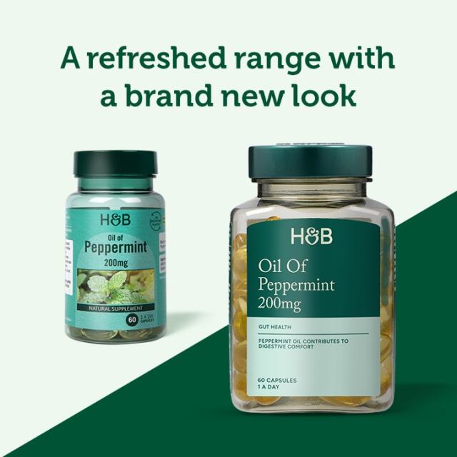 Holland & Barrett Oil of Peppermint 200mg 60 Capsules - 3