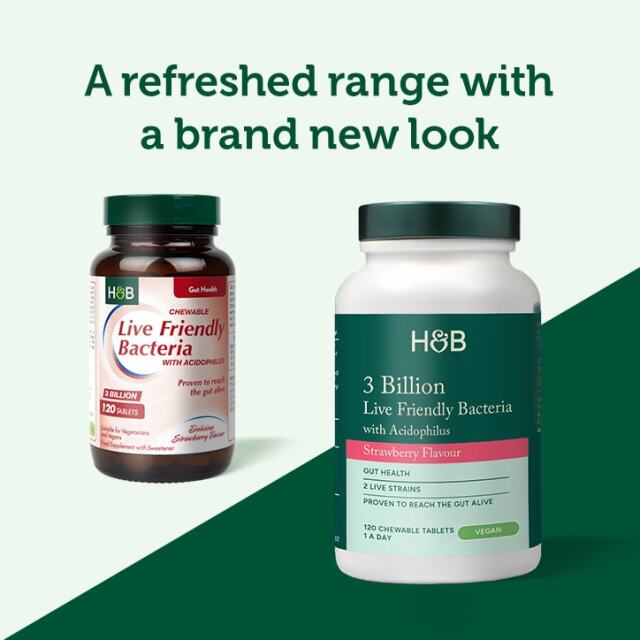Holland & Barrett Chewable Acidophilus Strawberry (3 Billion) 120 Tablets - 5