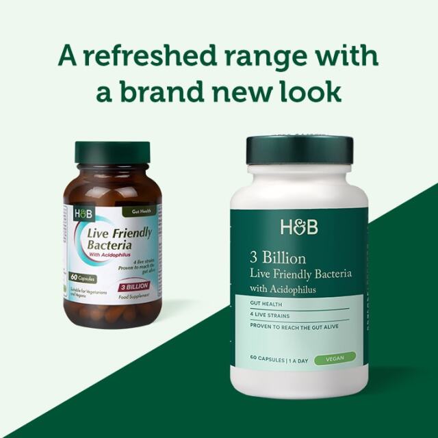 Holland & Barrett Live Friendly Bacteria with Acidophilus 3 Billion 60 Capsules - 5