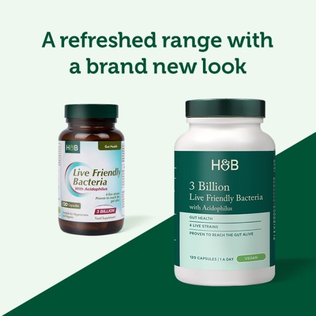 Holland & Barrett Live Friendly Bacteria with Acidophilus 3 Billion 120 Capsules - 5
